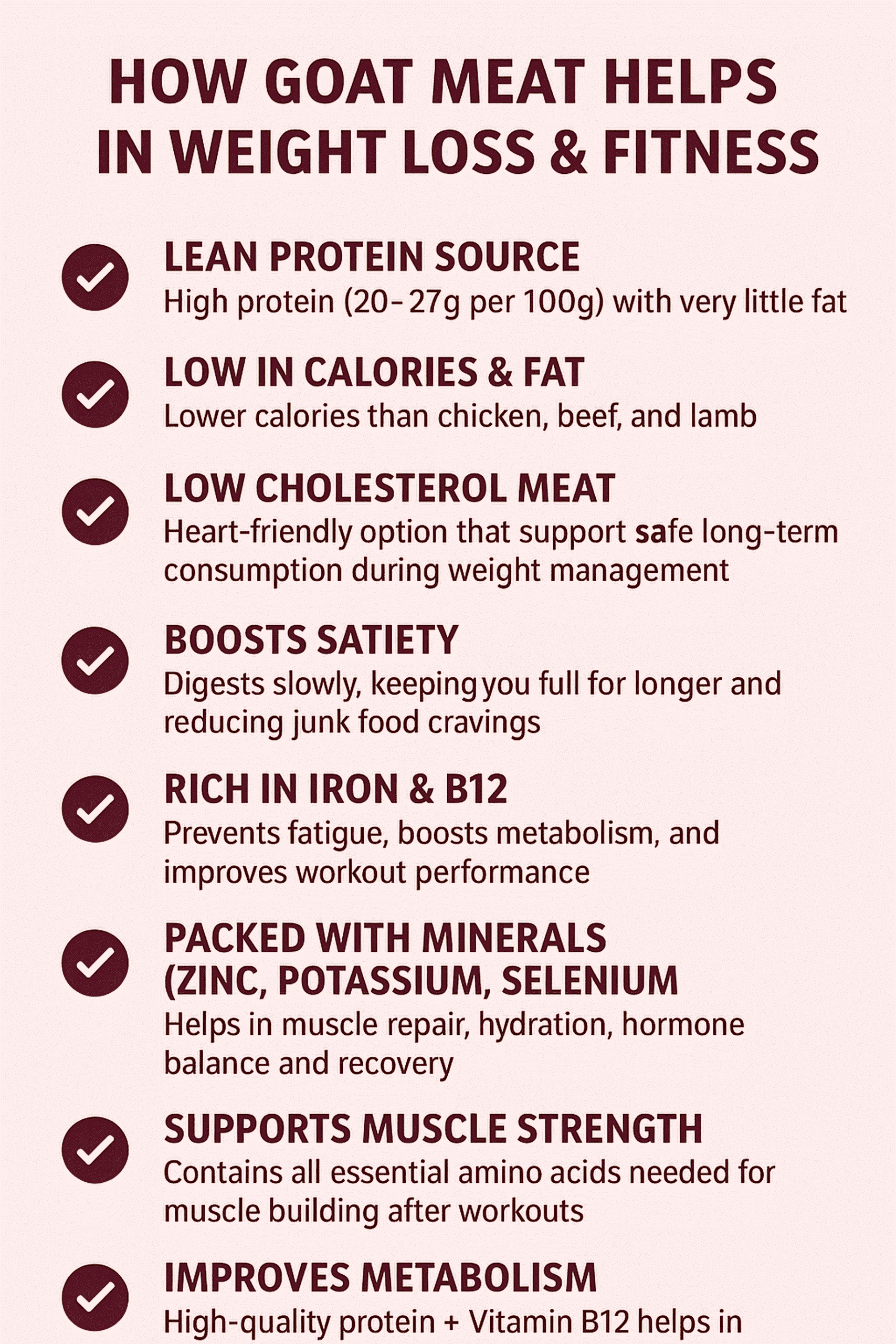 How Goat Meat Helps in Weight Loss & Fitness
